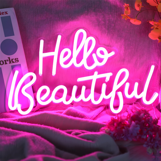 Indoor LED neon sign for retail and hospitality