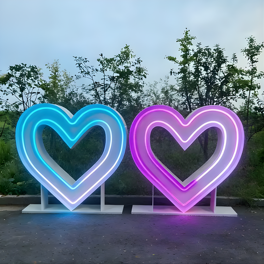 Custom LED tube marquee sign for lettering