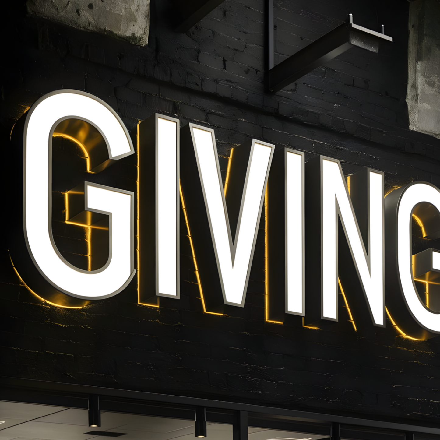 Trim-Cap Dual-Lit Channel Letters