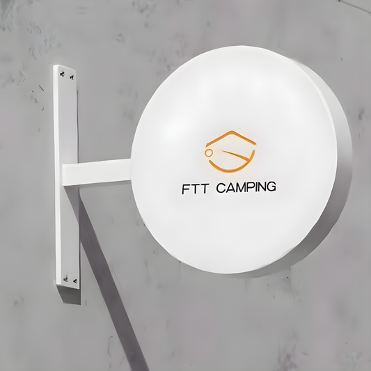 Professional non-illuminated blade sign for storefront identity