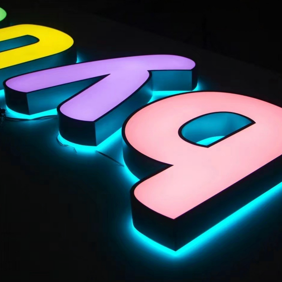 Trim-Cap Dual-Lit Channel Letters