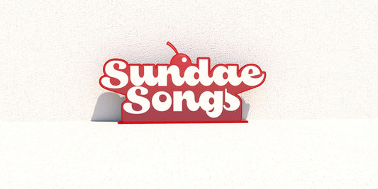 Custom Business Sign for "Sundae Songs" | 1-Year Warranty