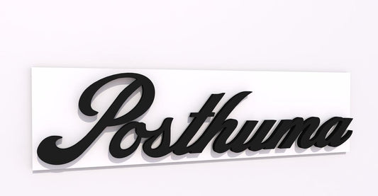 Custom Business Sign for "Posthuma" | 1-Year Warranty