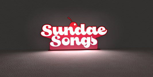 Custom Business Sign for "Sundae Songs" | 1-Year Warranty