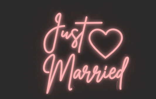 "Just Married" - LED Neon