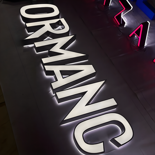 Trim-Cap Dual-Lit Channel Letters