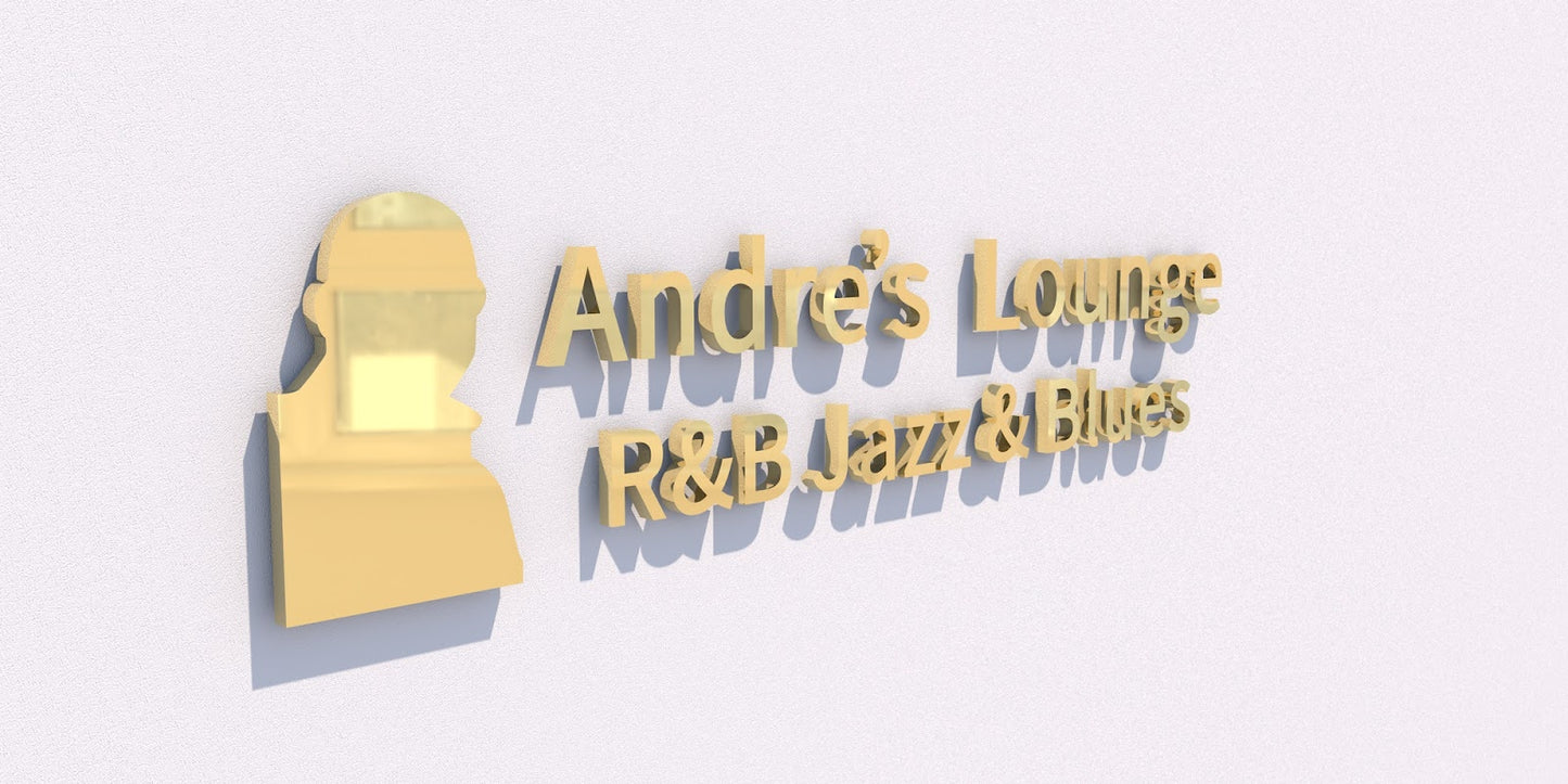 Custom Business Sign for Andre (Andre's Lounge)