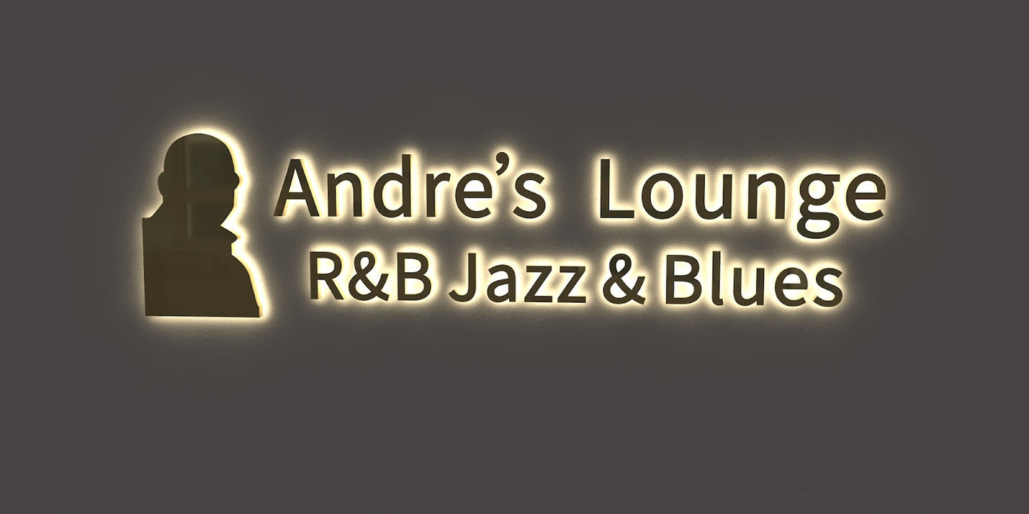Custom Business Sign for Andre (Andre's Lounge)