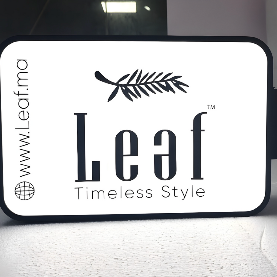 Trim-Cap Front-Lit Lightbox