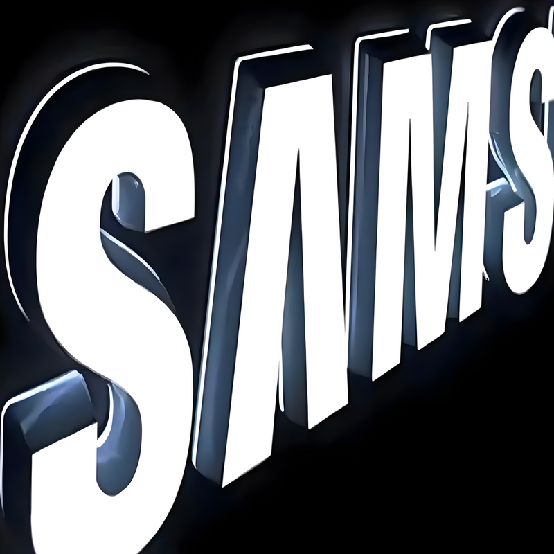 Borderless dual-lit channel letter with bright LED face and rear halo illumination