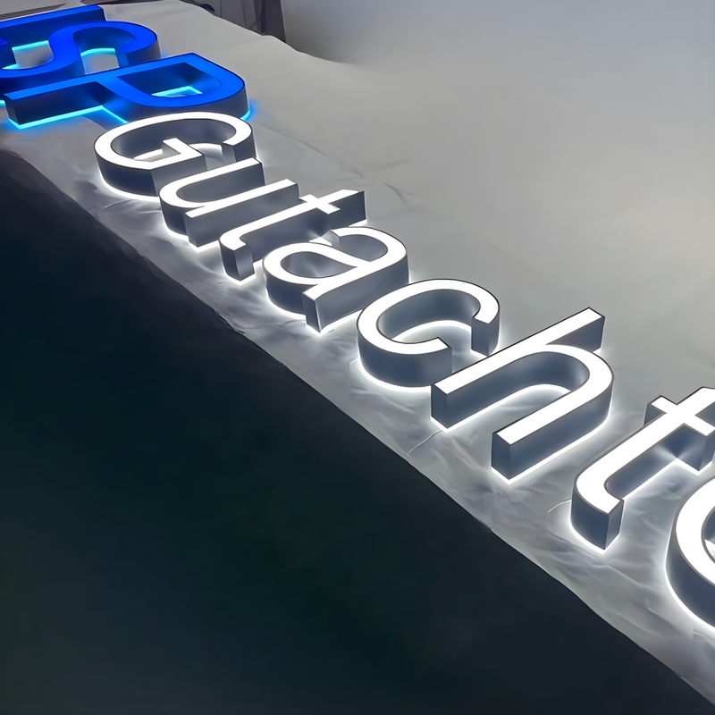 Trim-Cap Dual-Lit Channel Letters