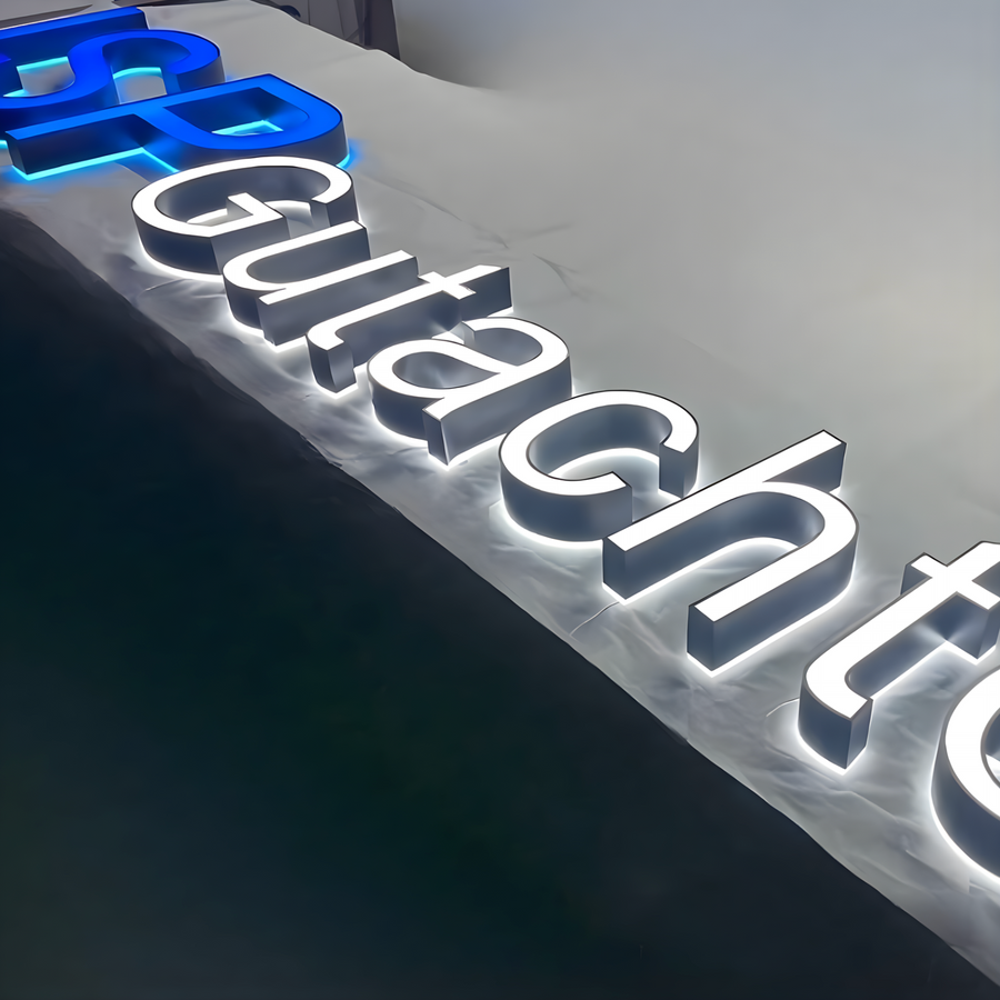 Trim-Cap Dual-Lit Channel Letters