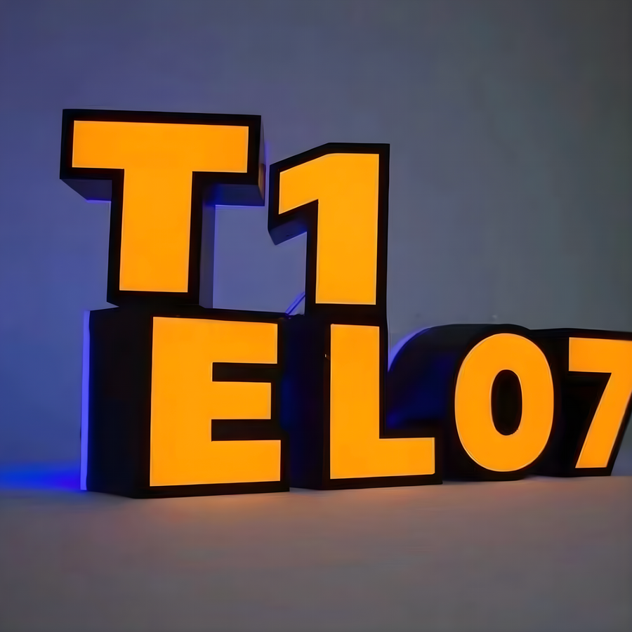 Trim-Cap Dual-Lit Channel Letters