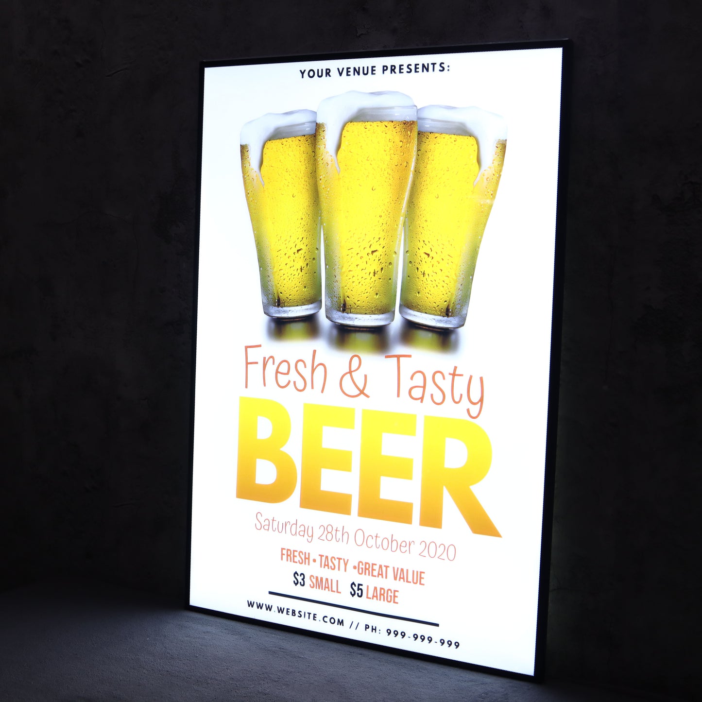 Ultra Slim Lightbox