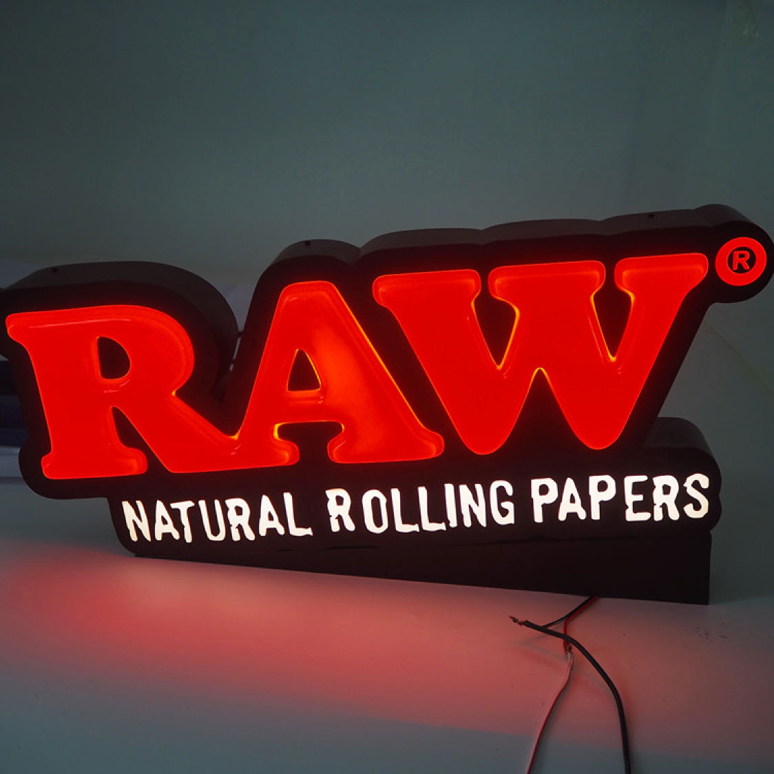 Impact-resistant vacuum-formed LED blade sign for businesses