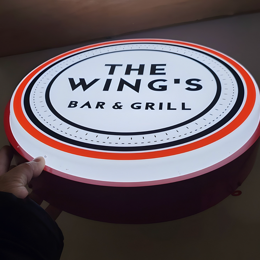 Vacuum-formed Lightbox