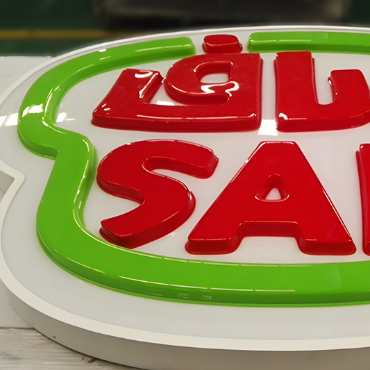 Vacuum-formed Lightbox